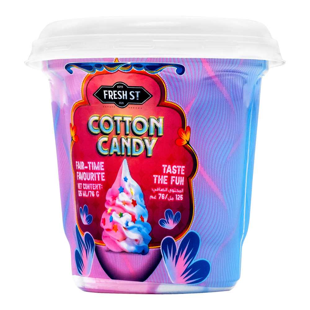 Fresh Street Cotton Candy Ice Cream Cup, 125ml Samrah Enterprises