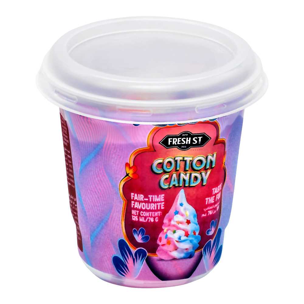Fresh Street Cotton Candy Ice Cream Cup, 125ml Samrah Enterprises